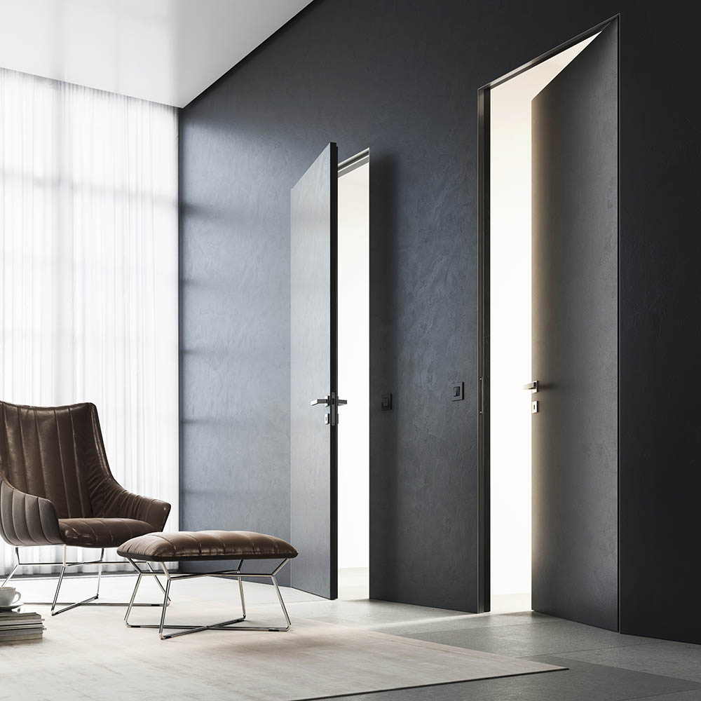 Двери скрытого монтажа SecretDoors щитовое полотно PREMIUM 45