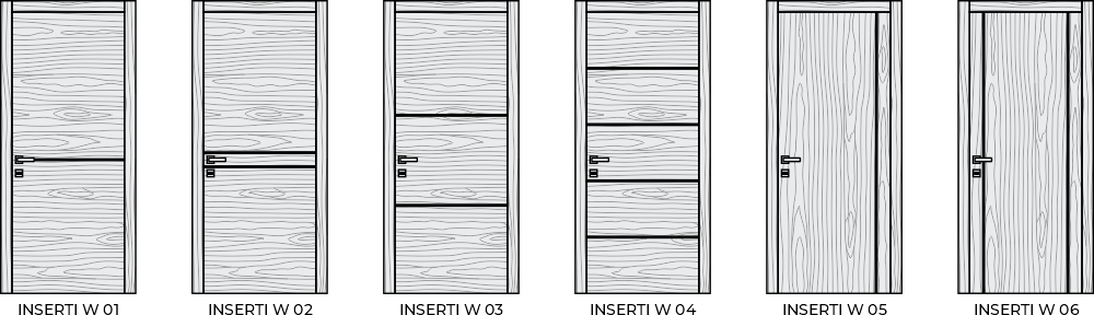 مكسو двери Contemporary Inserti Wood в современном стиле