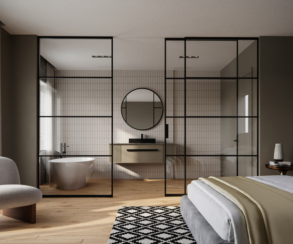 Раздвижные двери AluDoors FLAT
