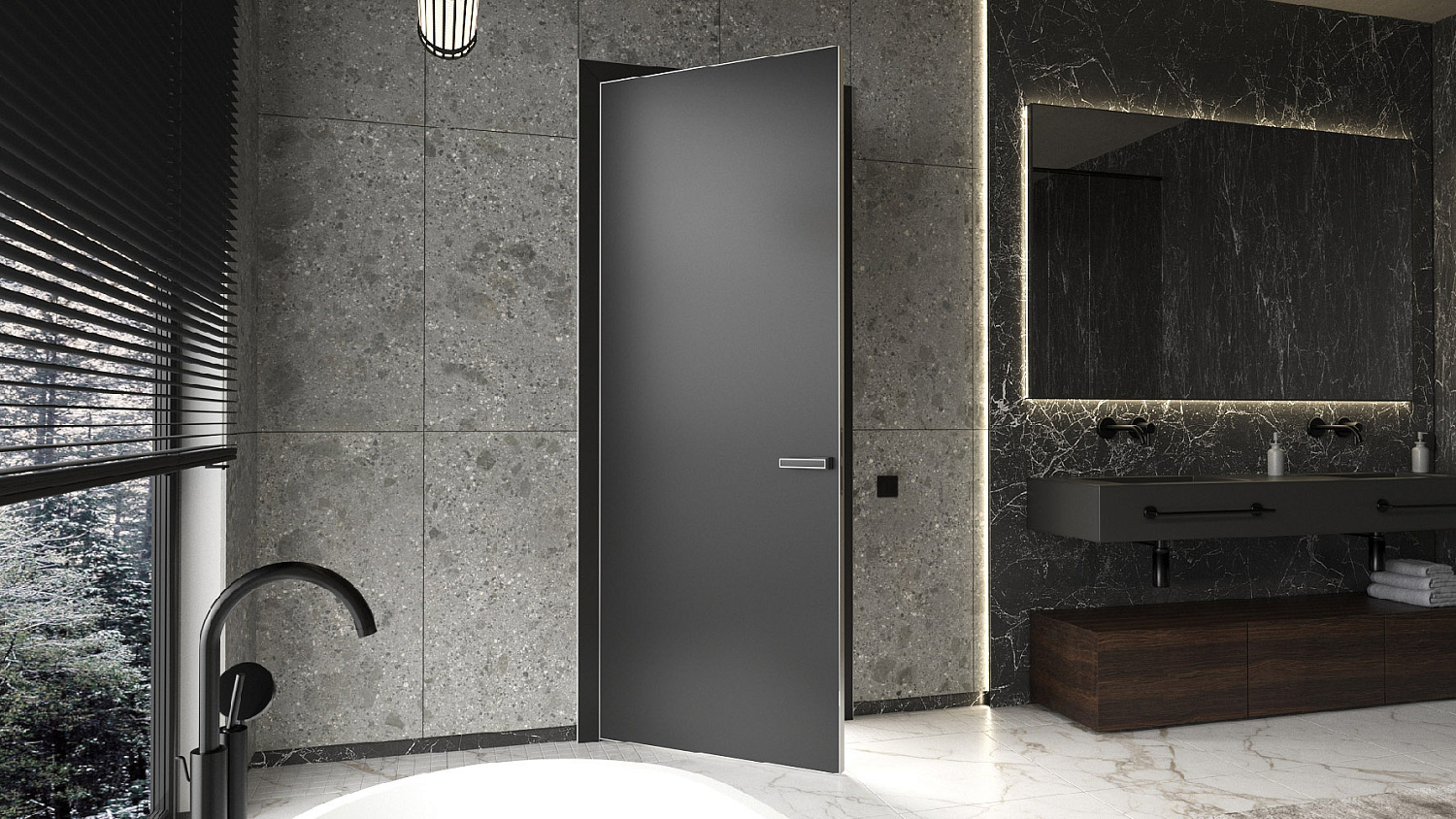 Двери межкомнатные AluDoors LUNA