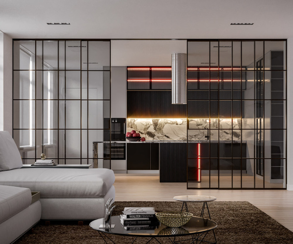 Раздвижные двери AluDoors QUADRO